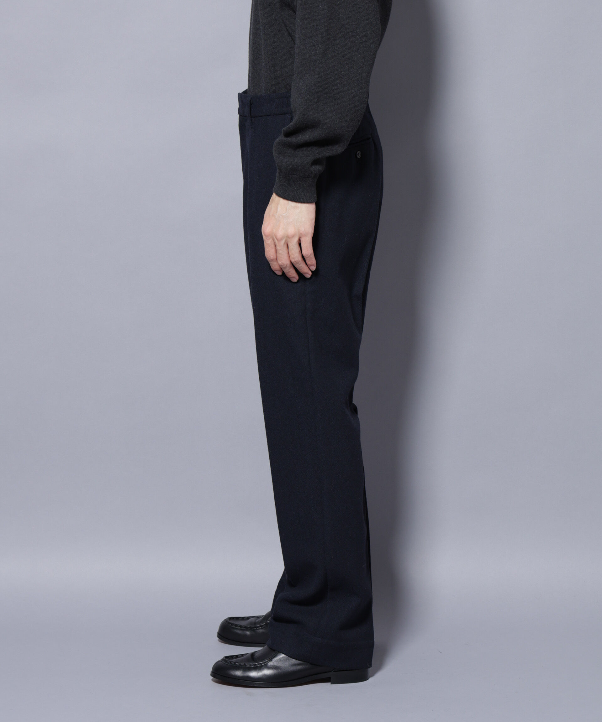 nano･universe「ヘリンボーンストレートスラックス」|チノ|