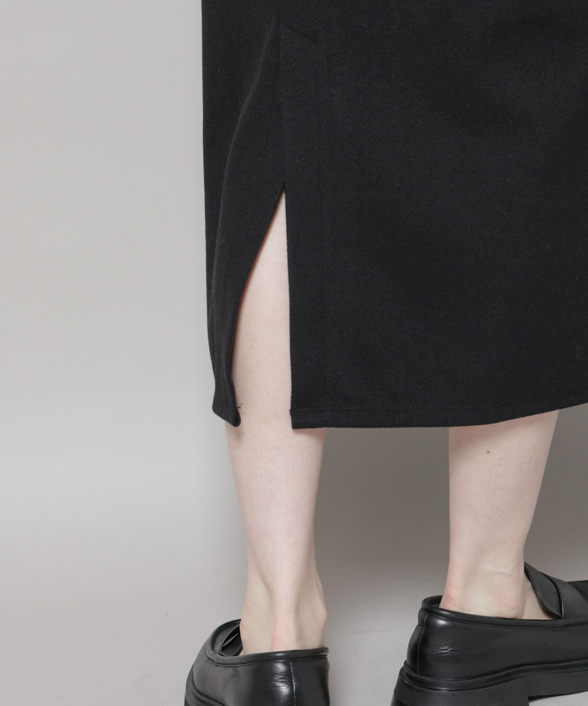 nano･universe「圧縮起毛ハーフジップワンピース」|ワンピース|