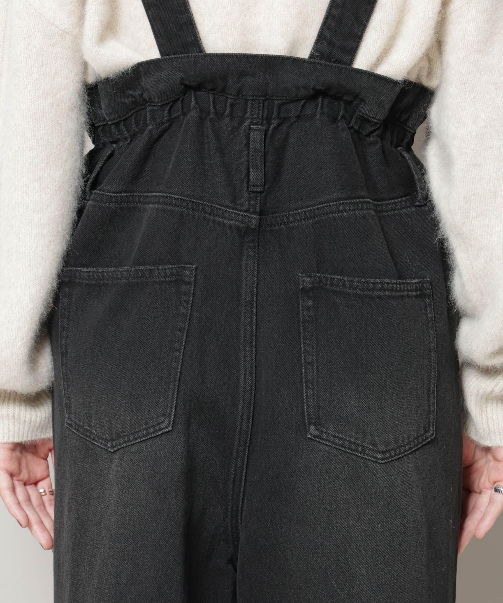 nano･universe「コットンワイドサロペット」|ワンピース|