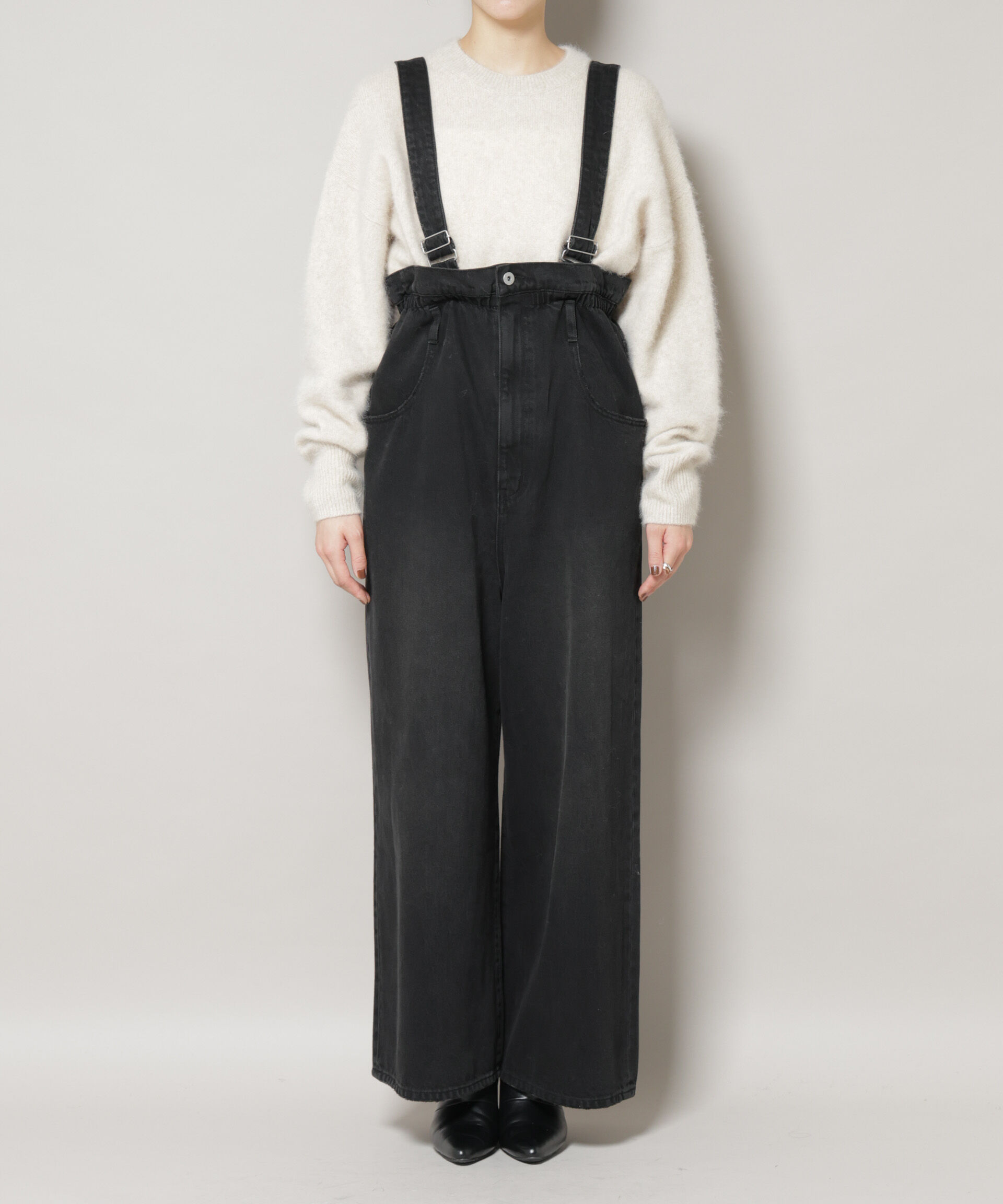 nano･universe「コットンワイドサロペット」|ワンピース|