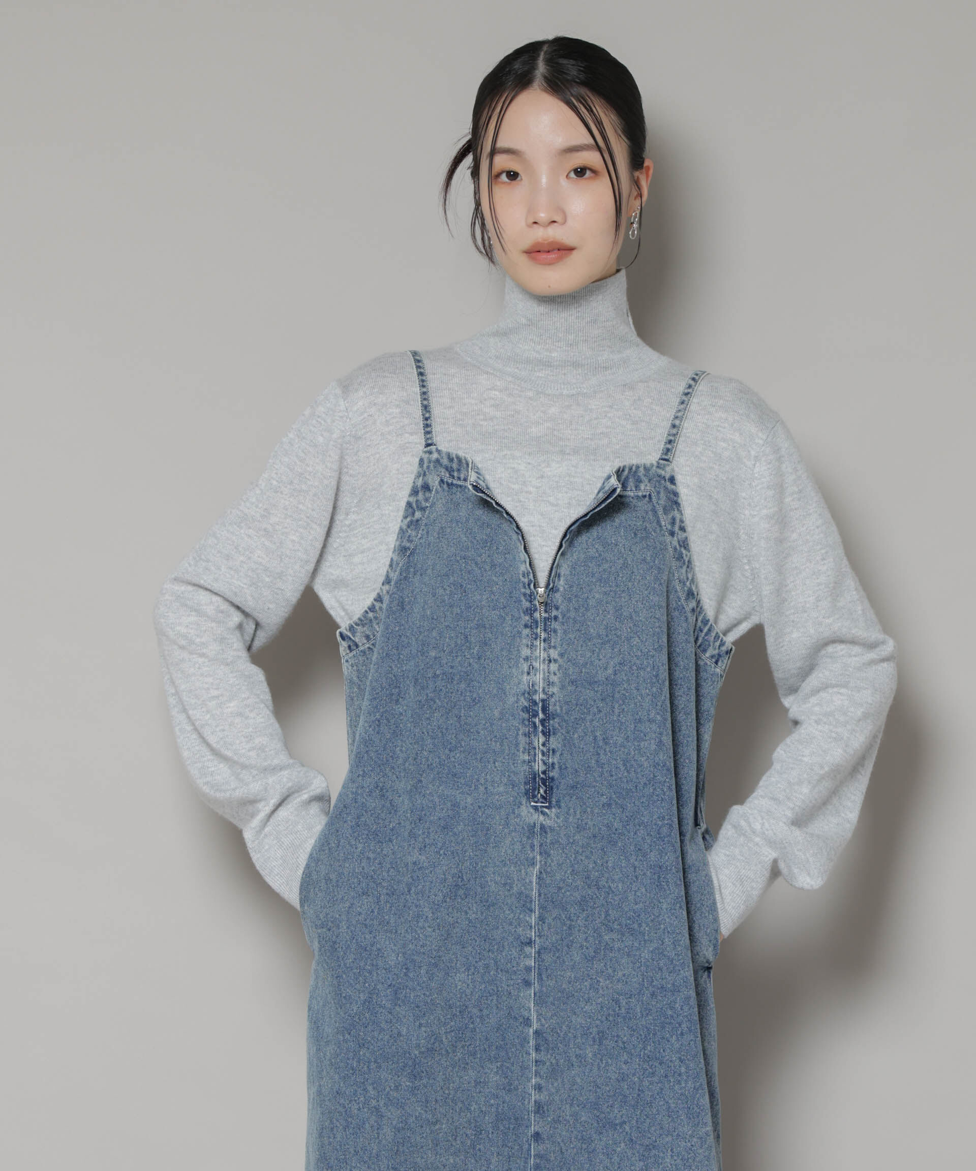 nano･universe「タートルネックカシミヤ混ニットプルオーバー」|ニット・セーター|