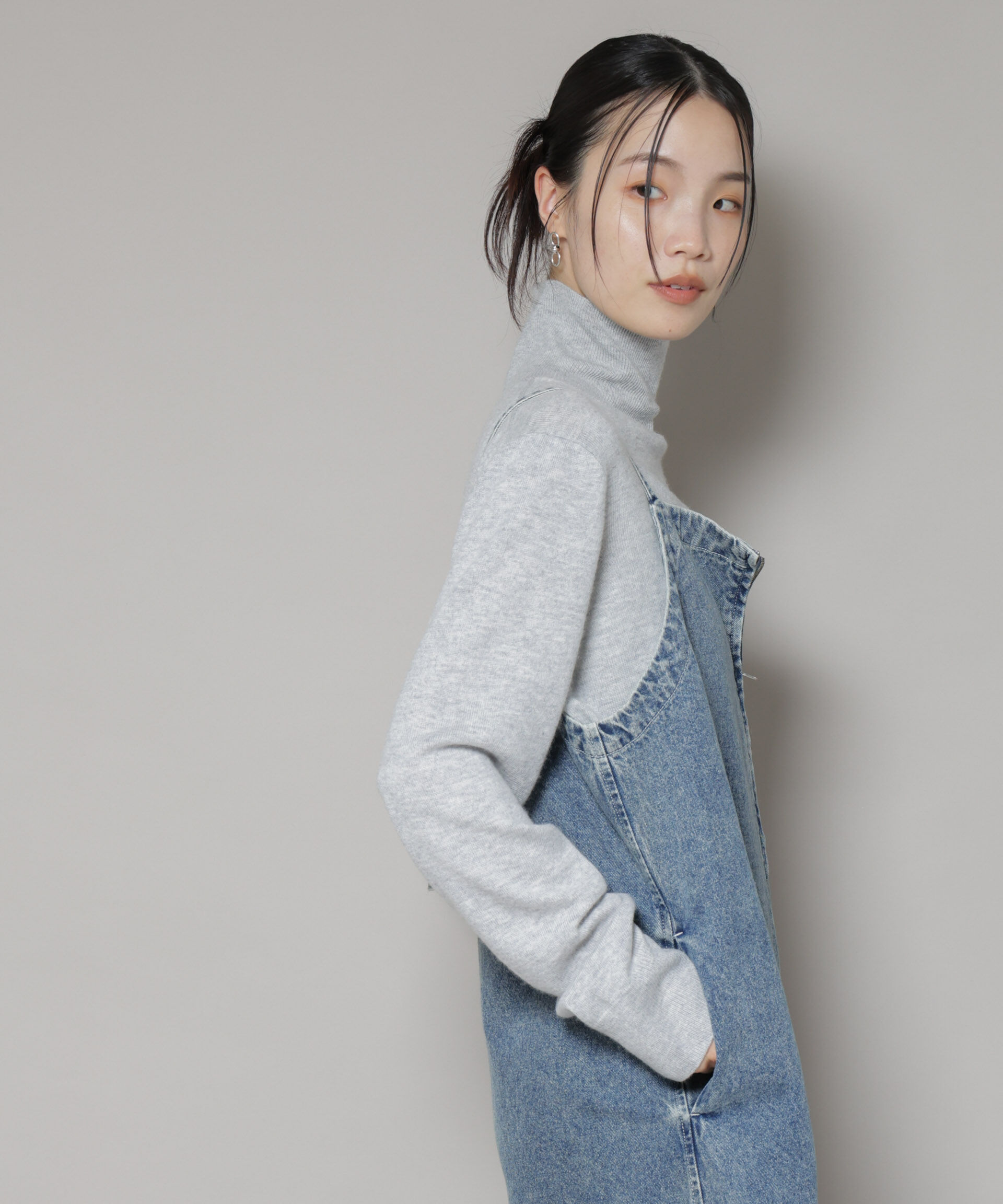 nano･universe「タートルネックカシミヤ混ニットプルオーバー」|ニット・セーター|