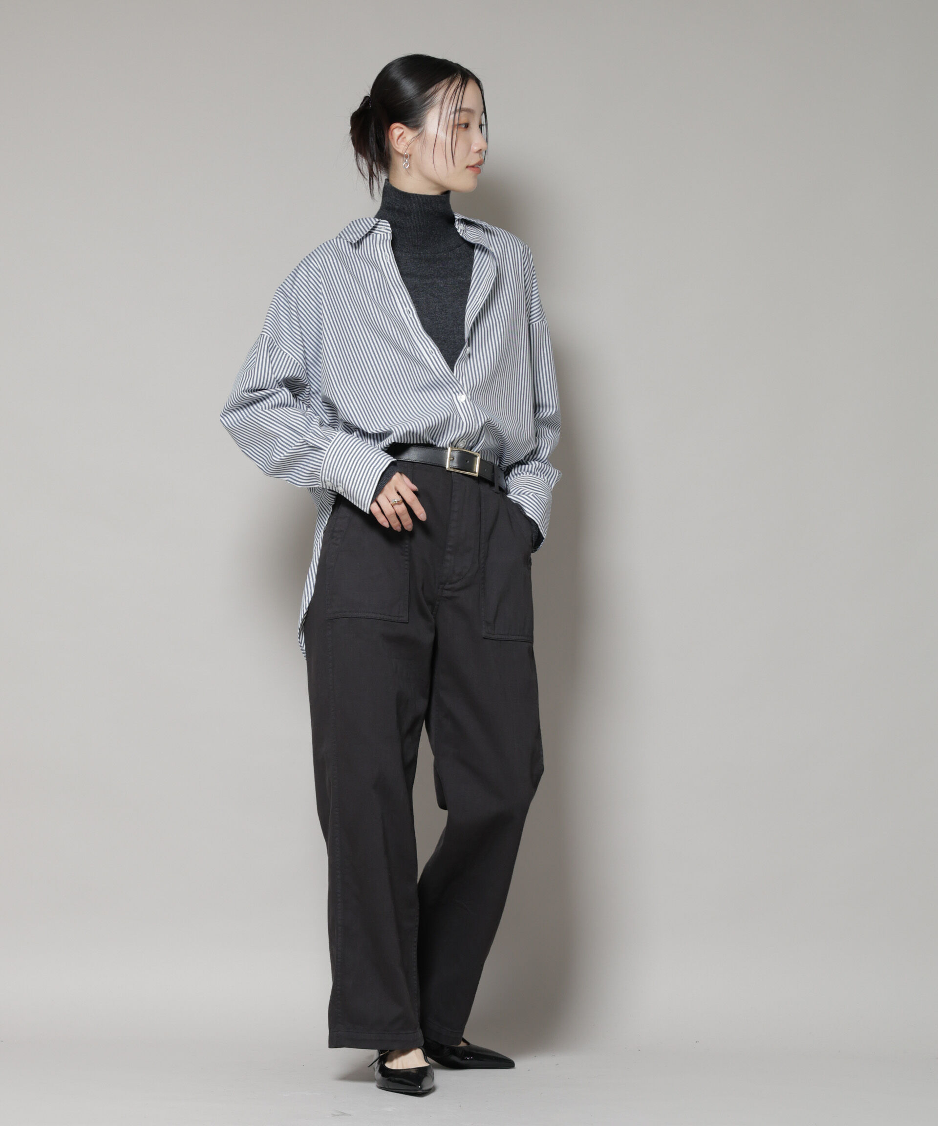 nano･universe「タートルネックカシミヤ混ニットプルオーバー」|ニット・セーター|