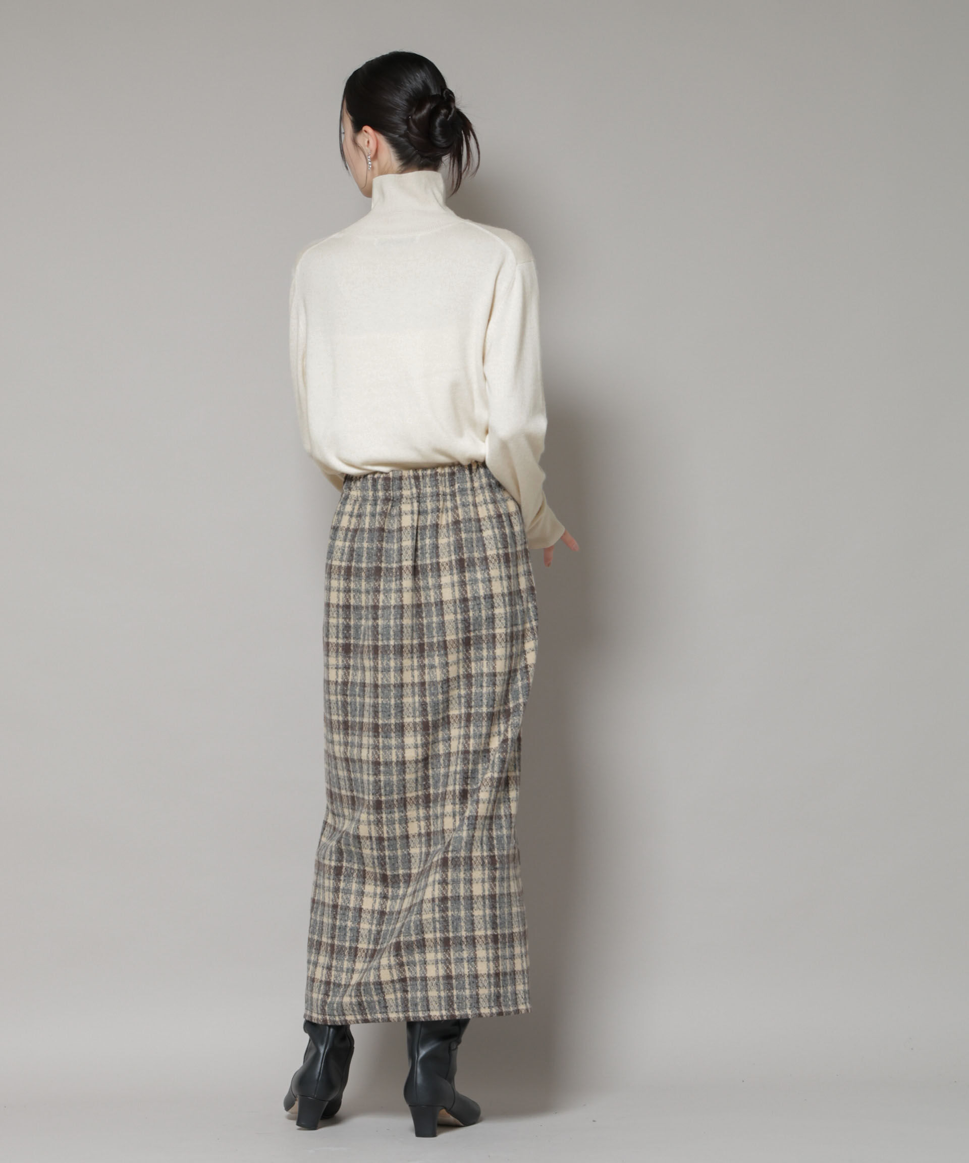 nano･universe「タートルネックカシミヤ混ニットプルオーバー」|ニット・セーター|