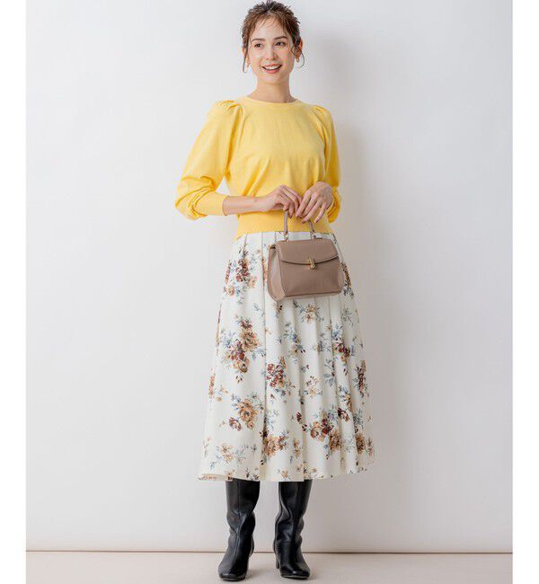 組曲「【前後着用可】BOREROタックプルオーバー ニット」|ニット・セーター|