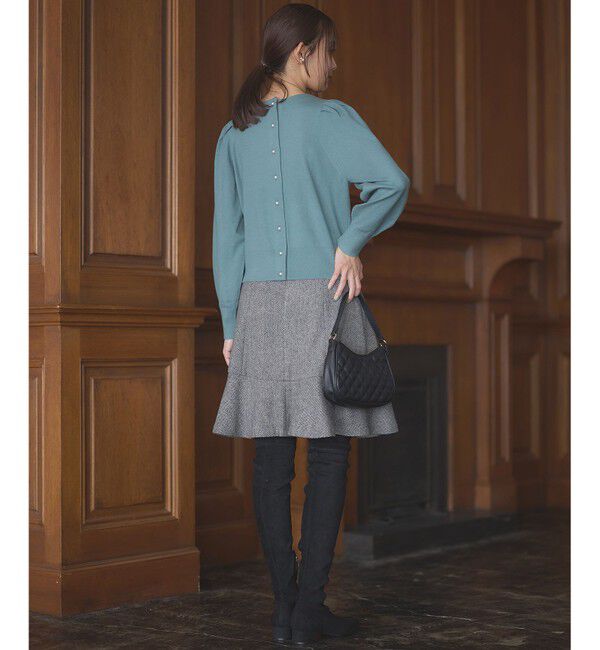 組曲「【前後着用可】BOREROタックプルオーバー ニット」|ニット・セーター|