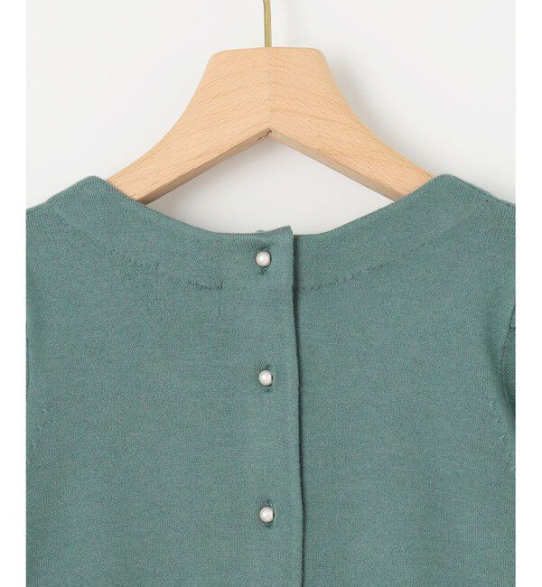 組曲「【前後着用可】BOREROタックプルオーバー ニット」|ニット・セーター|