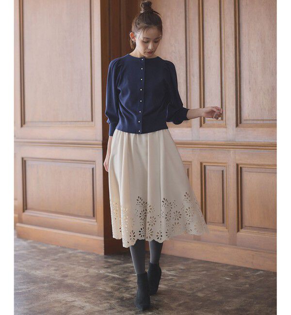 組曲「【前後着用可】BOREROタックプルオーバー ニット」|ニット・セーター|