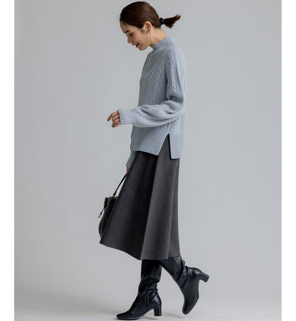 組曲「ニットフレア スカート」|スカート|