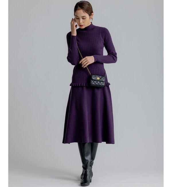 組曲「ニットフレア スカート」|スカート|