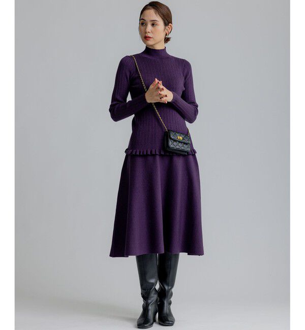 組曲「ニットフレア スカート」|スカート|