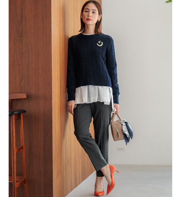 組曲「【WEB限定カラーあり】ウールライクストレッチ イージーパンツ」|その他|