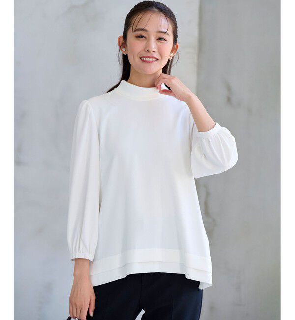 組曲「【KUMIKYOKU NAVY】ジョーゼットシフォン2WAY ボウタイブラウス」|シャツ・ブラウス|