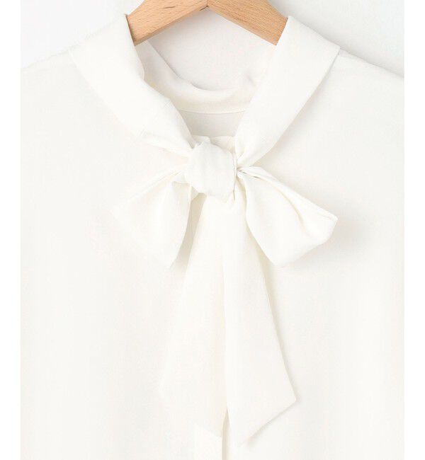 組曲「【KUMIKYOKU NAVY】ジョーゼットシフォン2WAY ボウタイブラウス」|シャツ・ブラウス|