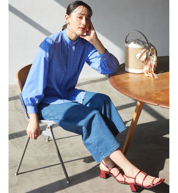 組曲「コットンタッチシャーティング ブラウス」|シャツ・ブラウス|