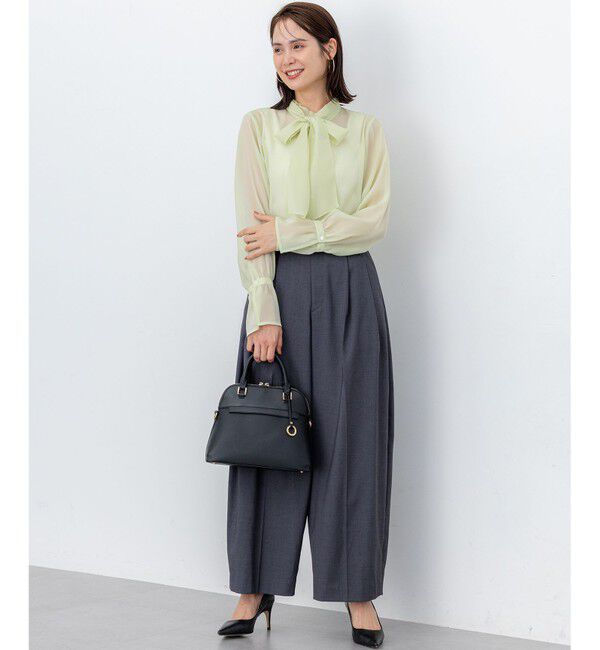 組曲「【WEB限定】シャイニーオーガンボウタイ付き ブラウス」|シャツ・ブラウス|