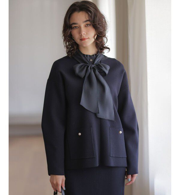 組曲「【WEB限定】シャイニーオーガンボウタイ付き ブラウス」|シャツ・ブラウス|