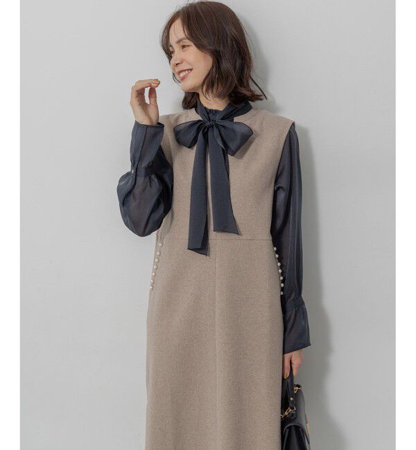 組曲「【WEB限定】シャイニーオーガンボウタイ付き ブラウス」|シャツ・ブラウス|