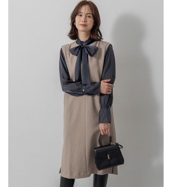 組曲「【WEB限定】シャイニーオーガンボウタイ付き ブラウス」|シャツ・ブラウス|