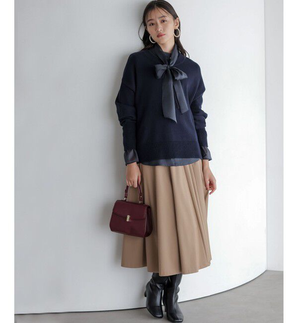 組曲「【WEB限定】シャイニーオーガンボウタイ付き ブラウス」|シャツ・ブラウス|