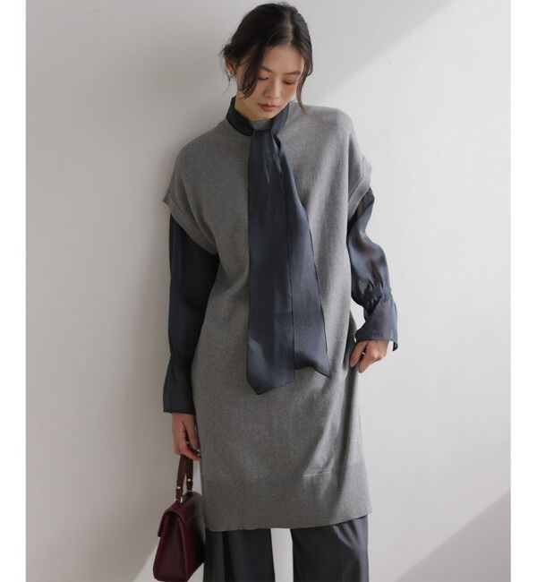 組曲「【WEB限定】シャイニーオーガンボウタイ付き ブラウス」|シャツ・ブラウス|