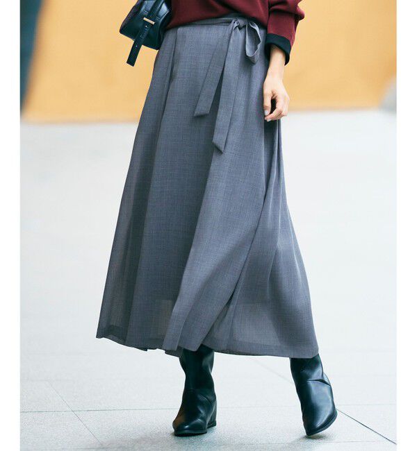 自由区「【カタログ掲載】TWハイツイストビエラ スカート」|スカート|TOPグレー