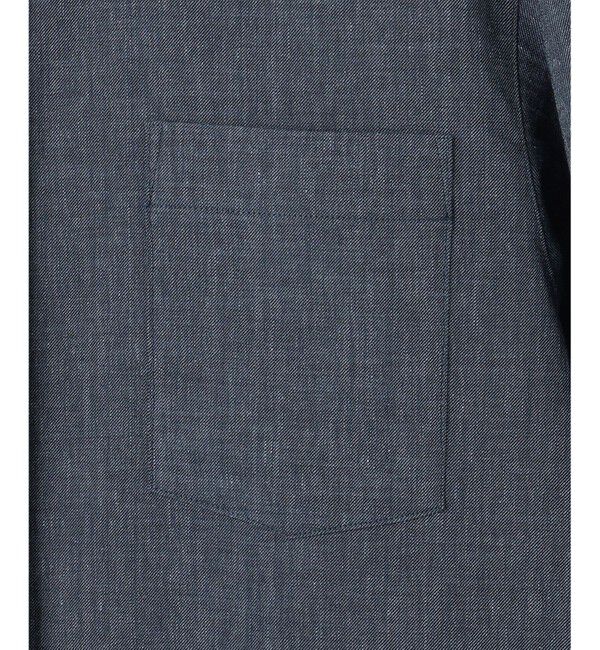 自由区「【セットアップ対応】ソフトリネンダンガリー シャツ」|シャツ・ブラウス|