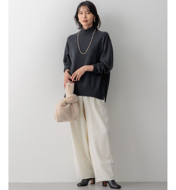 23区「ナチュラルストレッチサキソニー バレル パンツ」|その他|