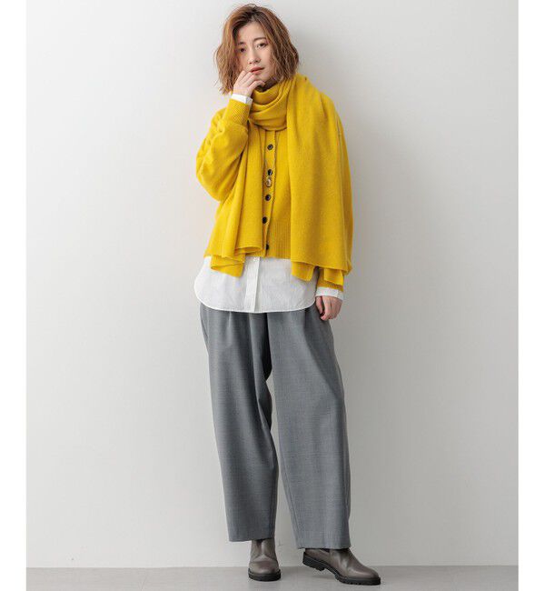 23区「ナチュラルストレッチサキソニー バレル パンツ」|その他|