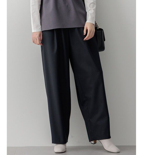 23区「ナチュラルストレッチサキソニー バレル パンツ」|その他|ﾀﾞｰｸﾈｲ