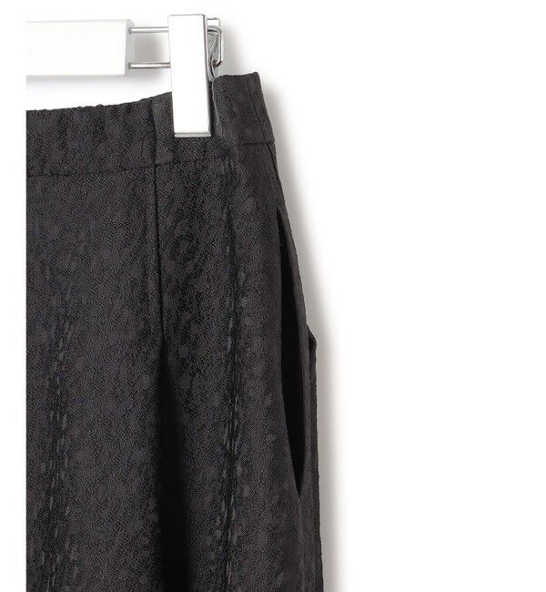 23区「【洗える】ジオメトリックジャカード タックフレア スカート」|スカート|