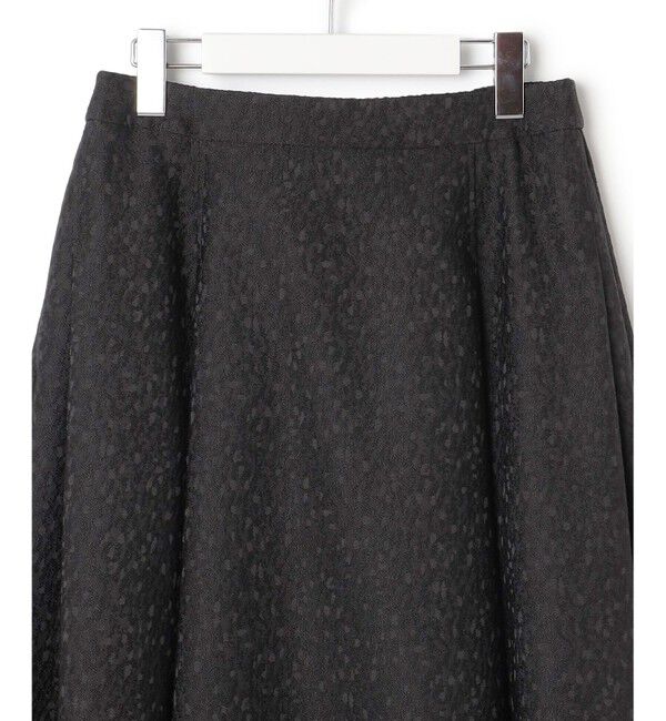 23区「【洗える】ジオメトリックジャカード タックフレア スカート」|スカート|