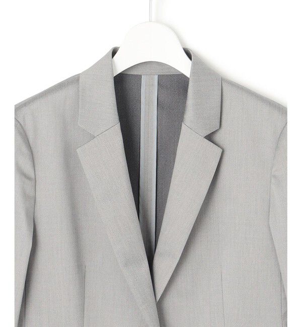 23区「【セットアップ対応/洗える】ストレッチシャンブレー テーラードジャケット」|テーラードジャケット|