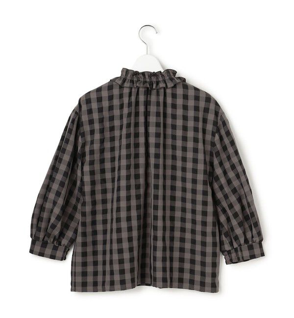 23区「【WEB&一部店舗限定】ブロックチェック フリル ブラウス」|シャツ・ブラウス|