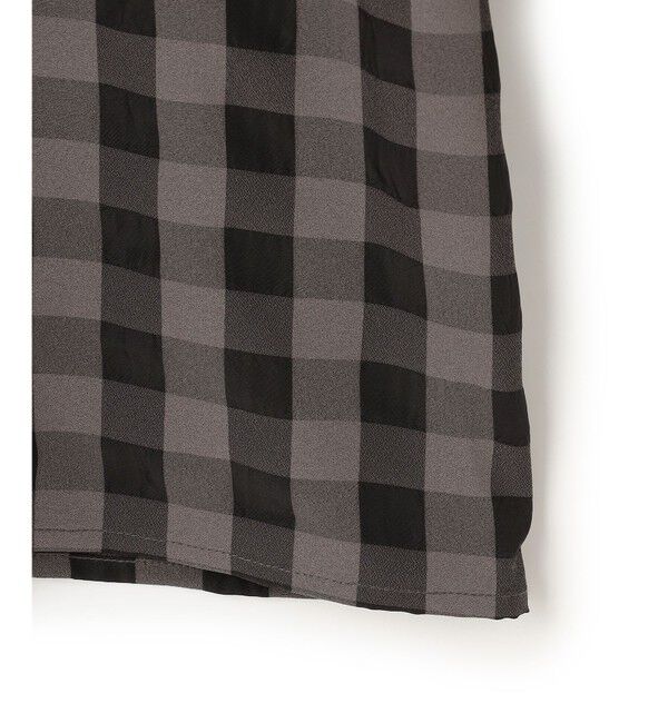 23区「【WEB&一部店舗限定】ブロックチェック フリル ブラウス」|シャツ・ブラウス|