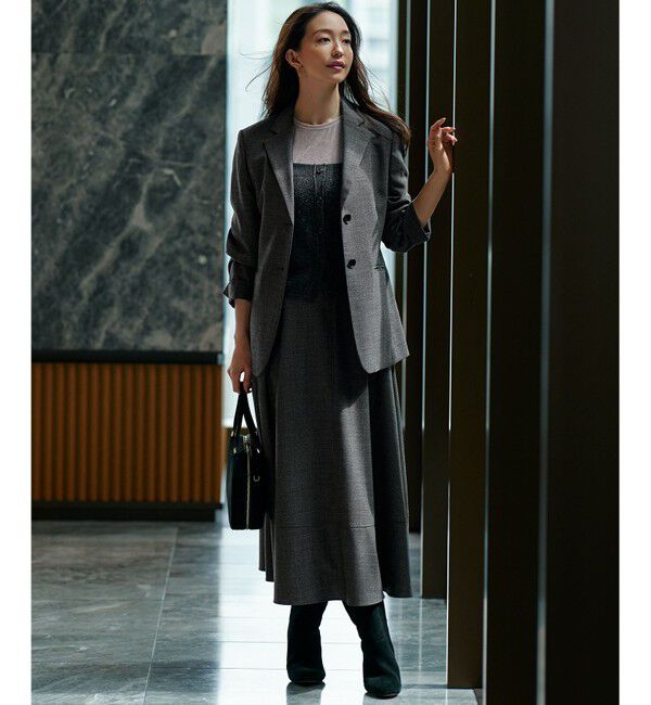 23区「【セットアップ対応】TWサキソニー フレア スカート」|スカート|