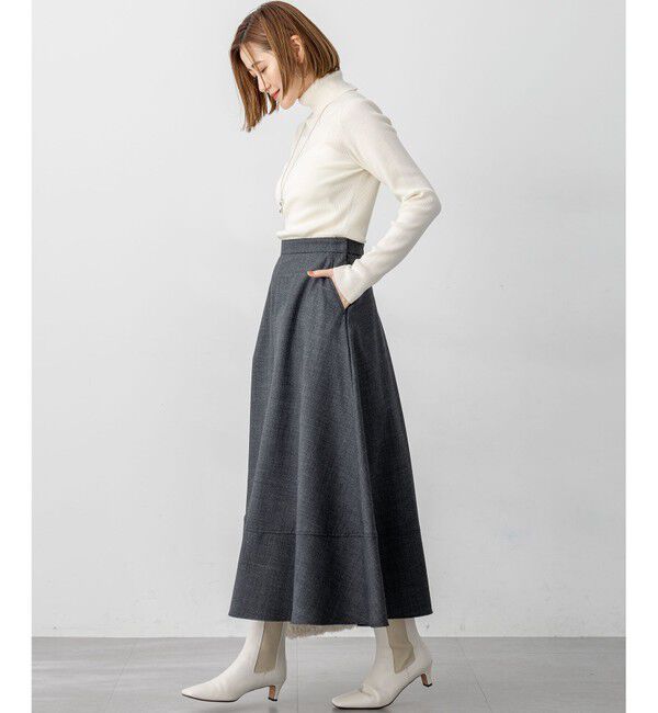 23区「【セットアップ対応】TWサキソニー フレア スカート」|スカート|
