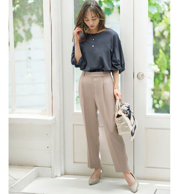 ANY SIS「【接触冷感・UVカット・速乾】コンフォートビューティサテン パンツ」|その他|