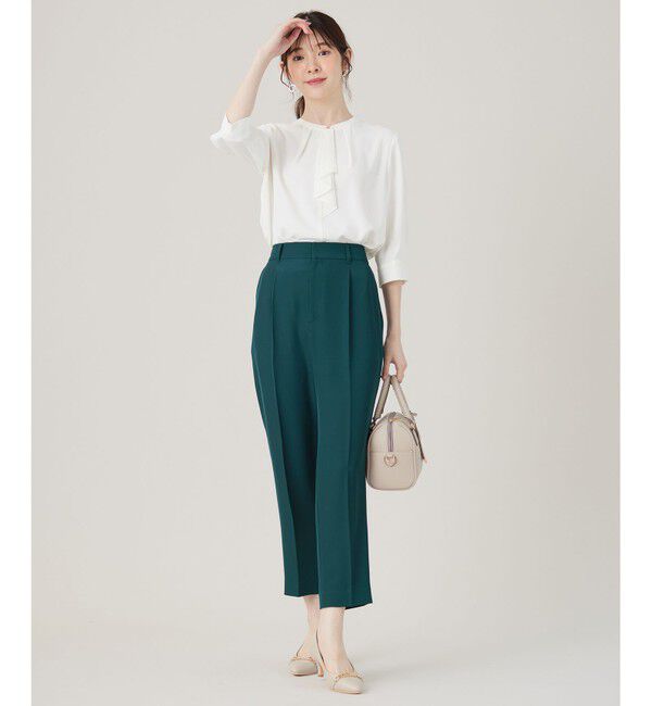 ANY SIS「【接触冷感・UVカット・速乾】コンフォートビューティサテン パンツ」|その他|