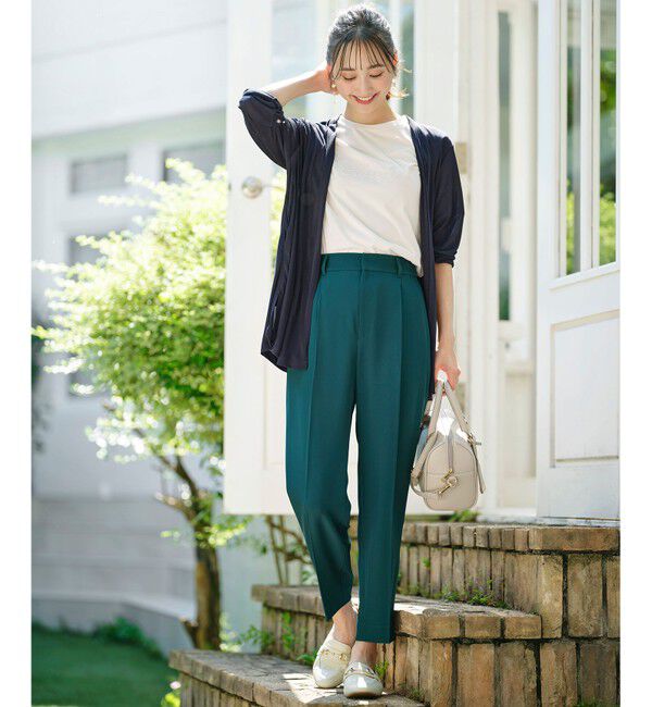 ANY SIS「【接触冷感・UVカット・速乾】コンフォートビューティサテン パンツ」|その他|