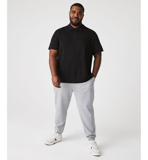 LACOSTE「オーガニックコットン ワントーンストレッチ鹿の子ポロシャツ」|ポロシャツ|