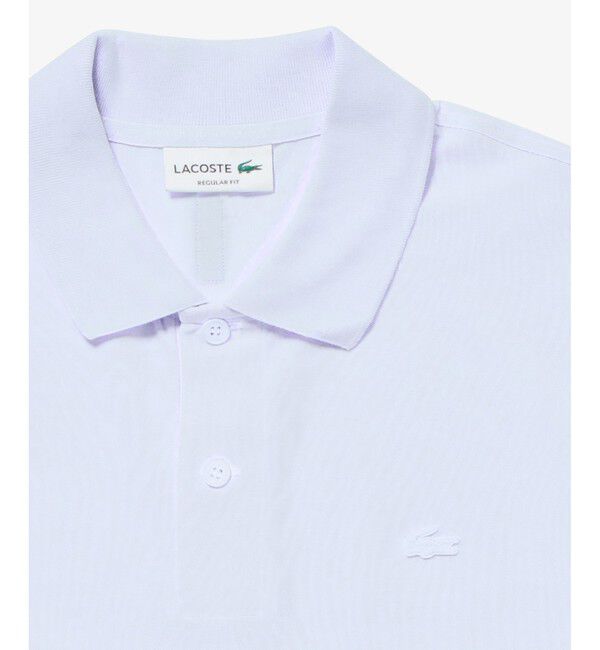 LACOSTE「オーガニックコットン ワントーンストレッチ鹿の子ポロシャツ」|ポロシャツ|
