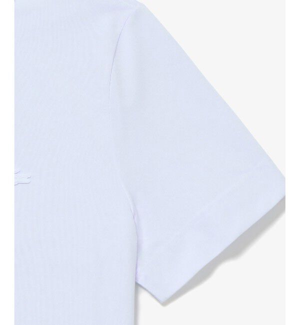 LACOSTE「オーガニックコットン ワントーンストレッチ鹿の子ポロシャツ」|ポロシャツ|