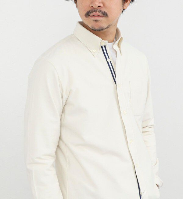 NOLLEY'S goodman「起毛ジャージ テープBD 25AW」|シャツ・ブラウス|