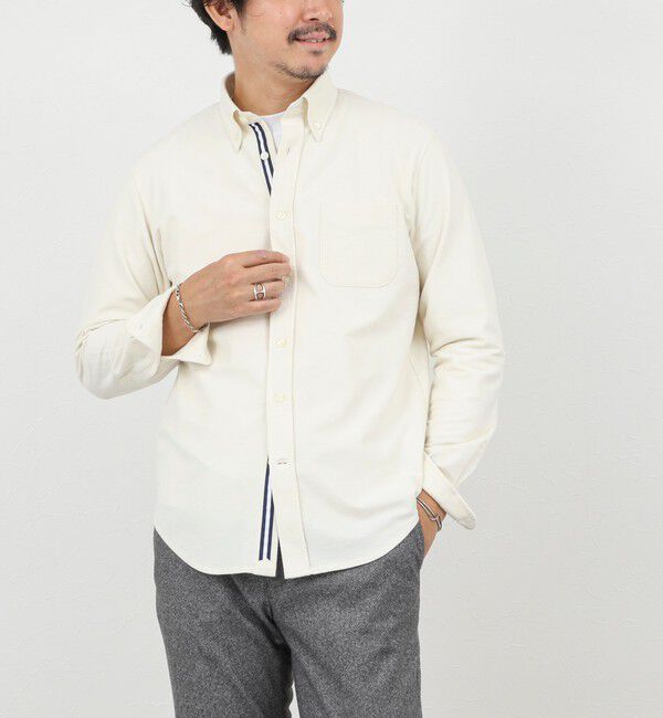 NOLLEY'S goodman「起毛ジャージ テープBD 25AW」|シャツ・ブラウス|