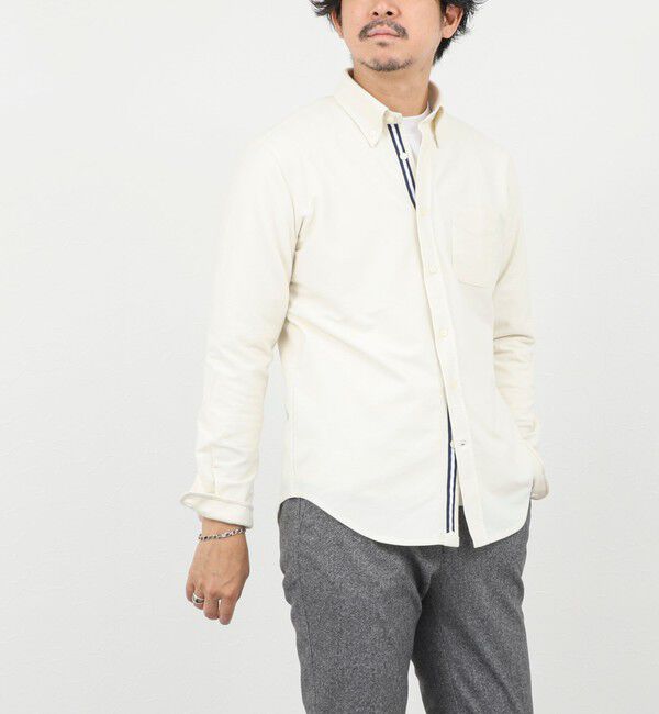 NOLLEY'S goodman「起毛ジャージ テープBD 25AW」|シャツ・ブラウス|