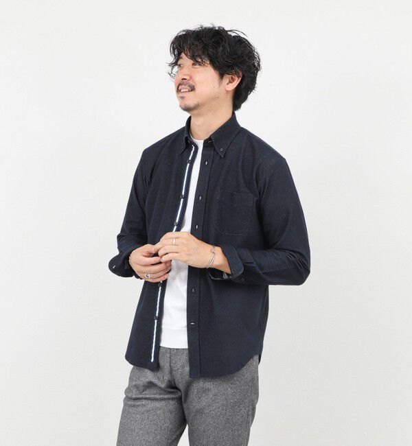 NOLLEY'S goodman「起毛ジャージ テープBD 25AW」|シャツ・ブラウス|