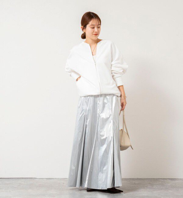 NOLLEY'S「45th limited editionウォッシャブルメタリックマチ入りマキシスカート」|スカート|