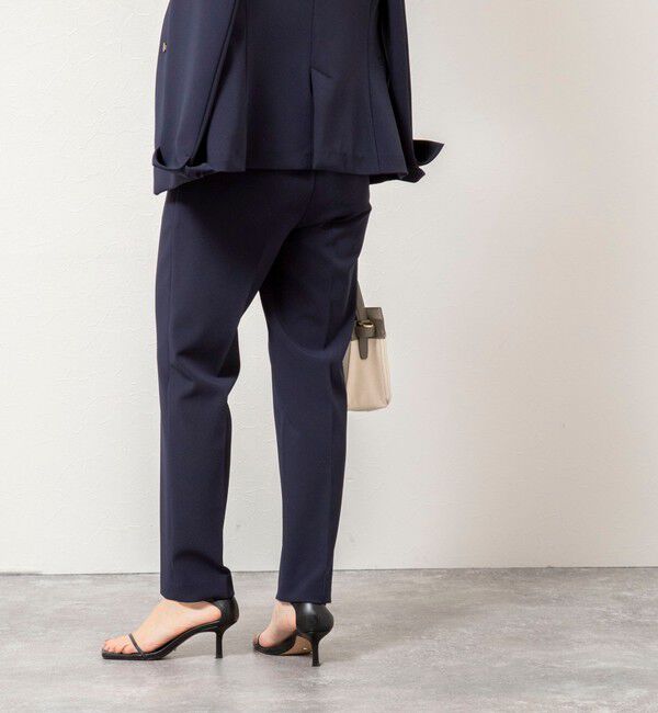 NOLLEY'S sophi「《セットアップ対応》ウォッシャブルWクロス2WAYストレッチテーパードパンツ」|その他|