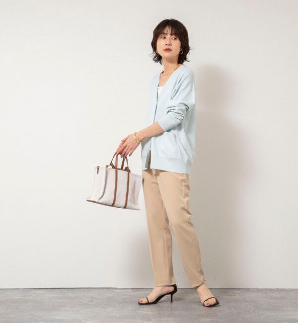 NOLLEY'S sophi「《セットアップ対応》ウォッシャブルWクロス2WAYストレッチテーパードパンツ」|その他|